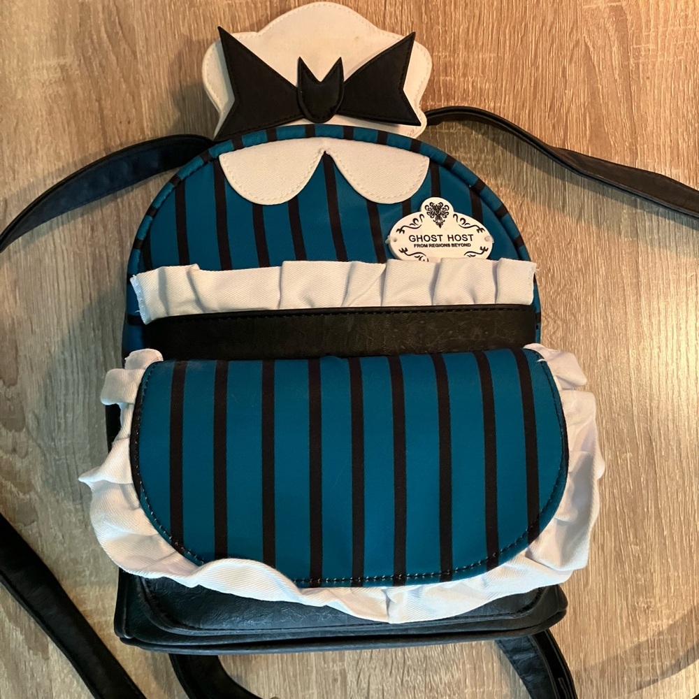 Disney Loungefly Haunted Mansion Ghost Host Backpack